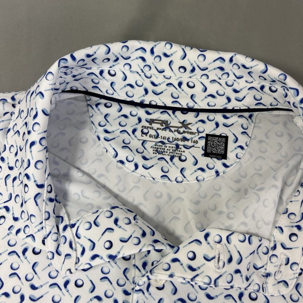 RLX Ralph Lauren Boys Golf Shirt Polo size L 14/16 - Picture 2 of 5